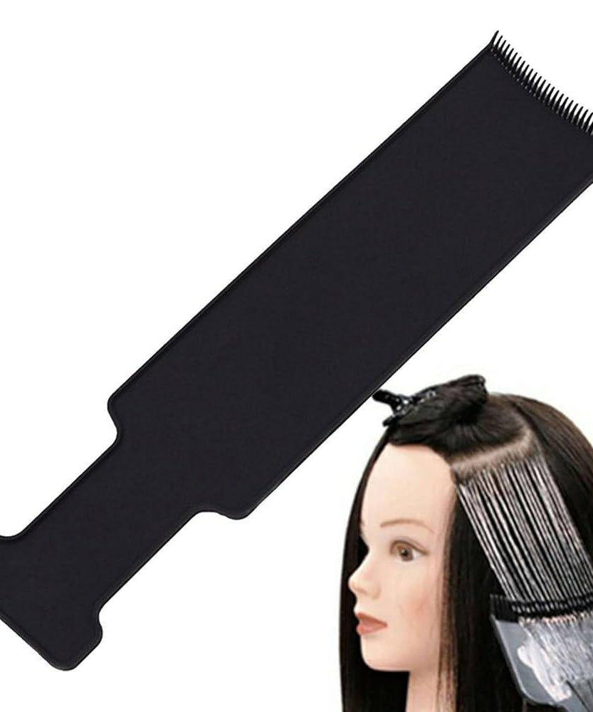 Hair Brush Coloring Paddle Platte Black
