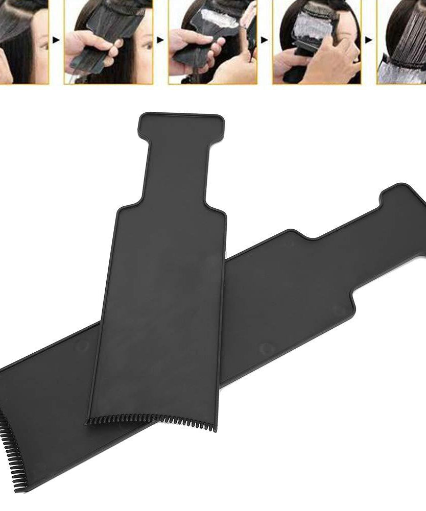 Hair Brush Coloring Paddle Platte Black