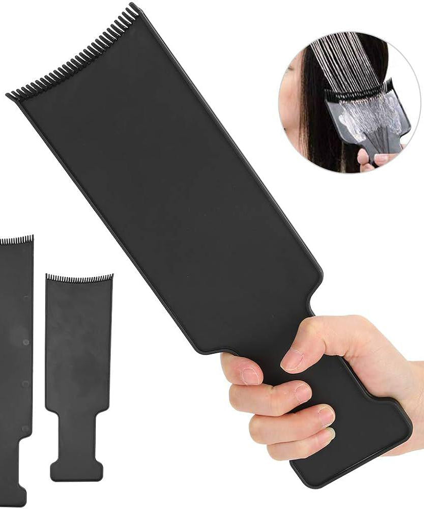 Hair Brush Coloring Paddle Platte Black