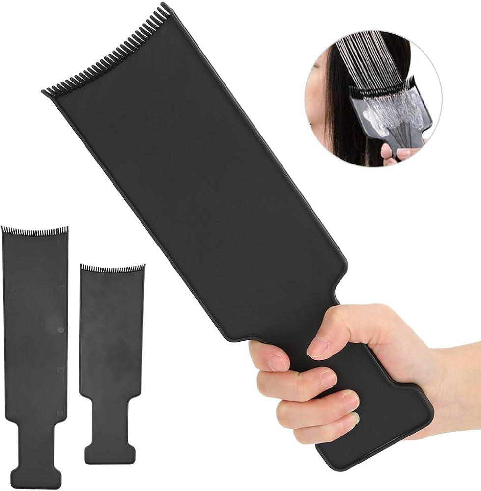 Hair Brush Coloring Paddle Platte Black