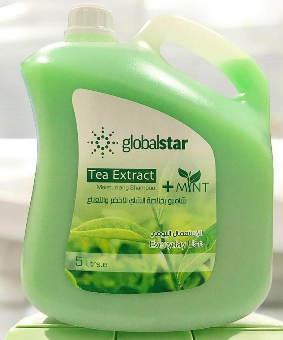 Globalstar Tea Extract & Mint Moisturizing Shampoo (5L) Globalstar Tea Extract & Mint Moisturizing Shampoo (5L)