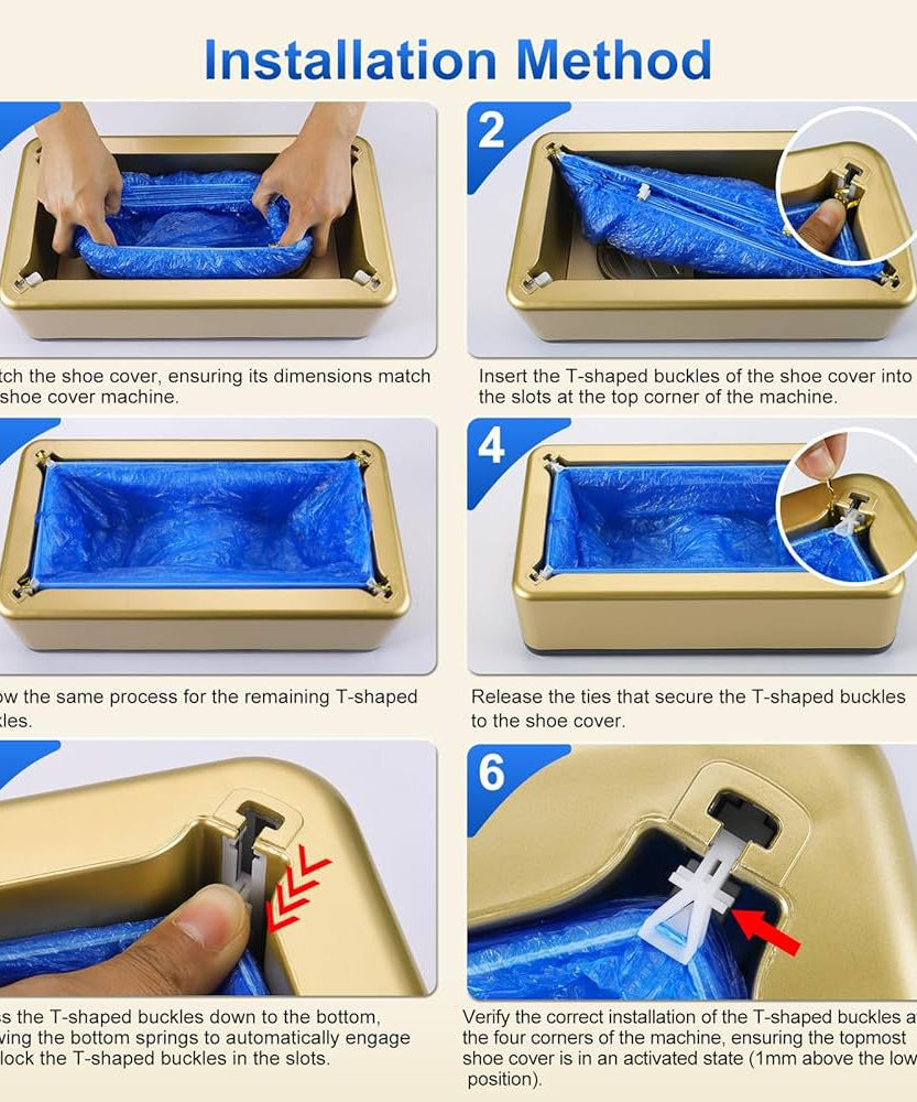 Shoes Cover Machine Automatic Gold