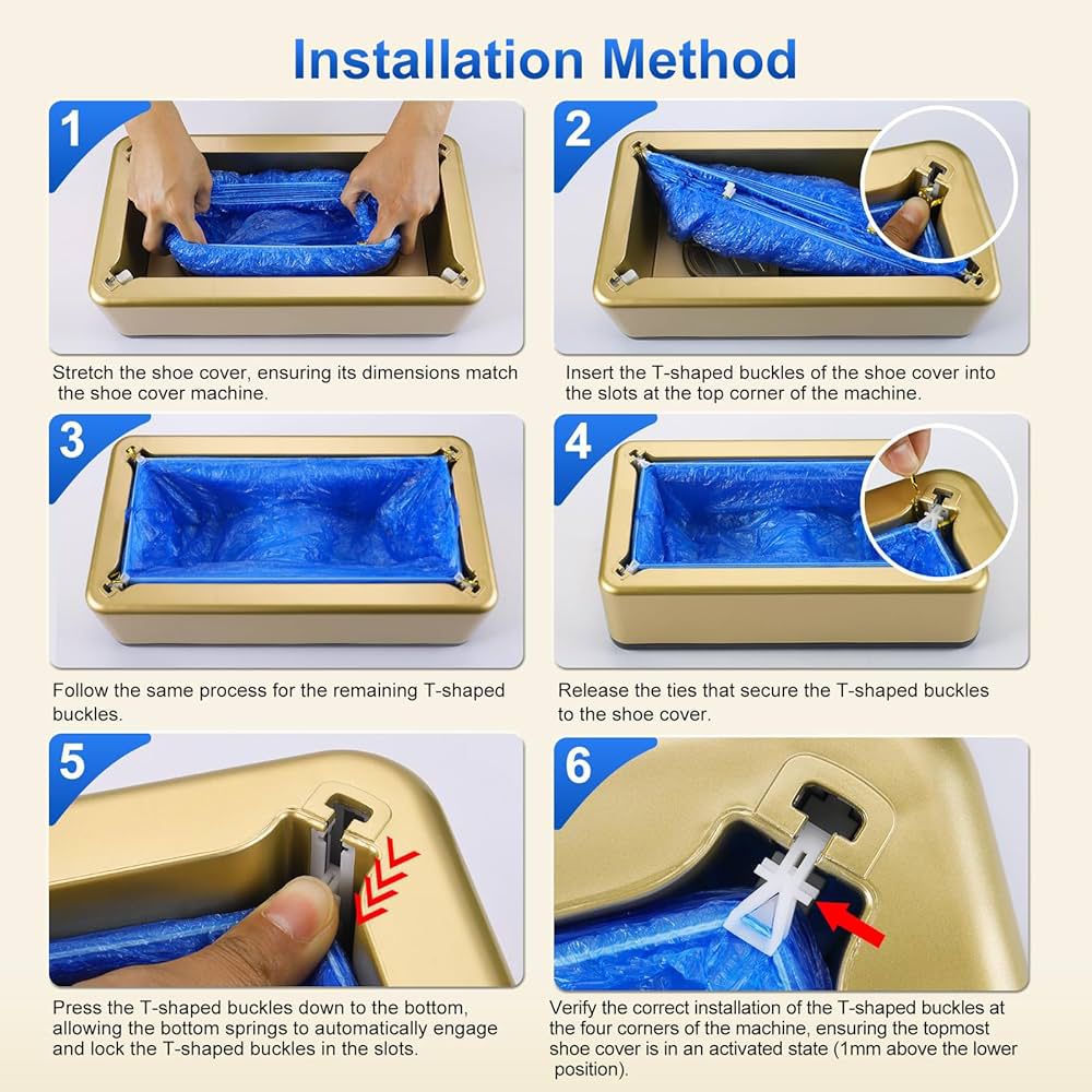 Shoes Cover Machine Automatic Gold