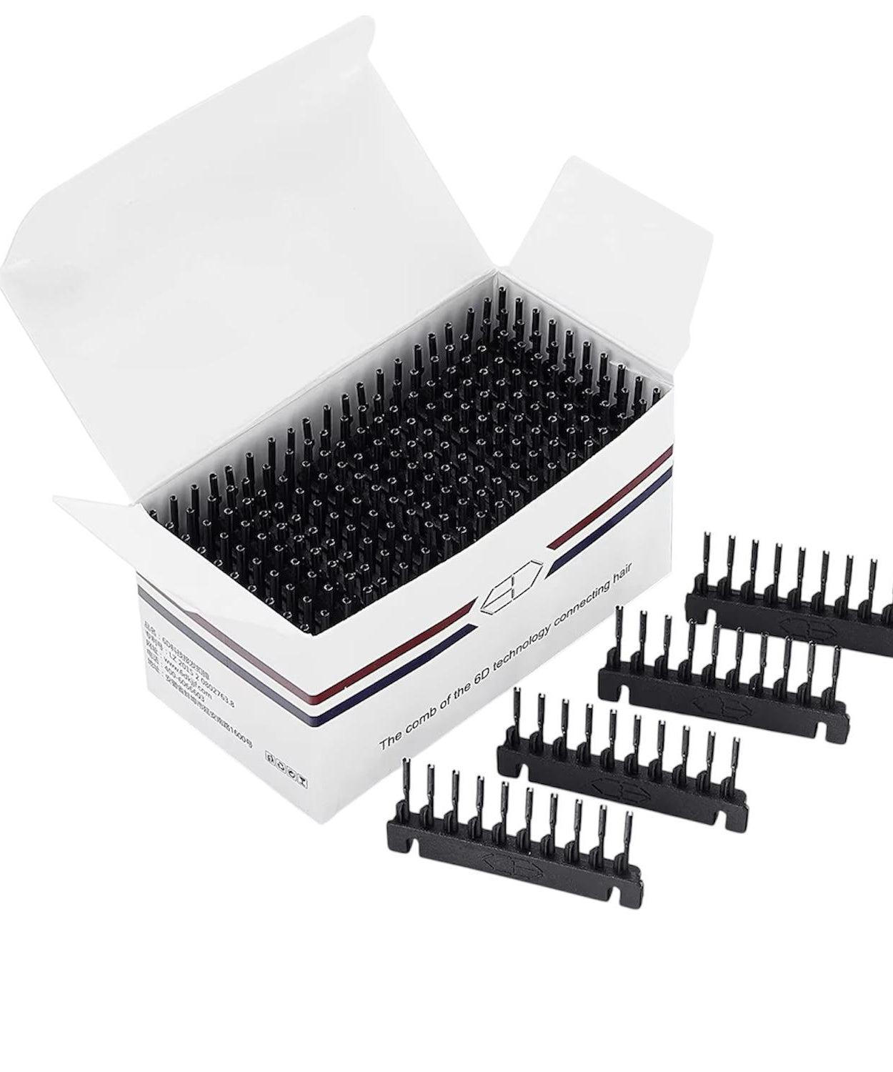 6D Hair Extension Clips (40 pieces)