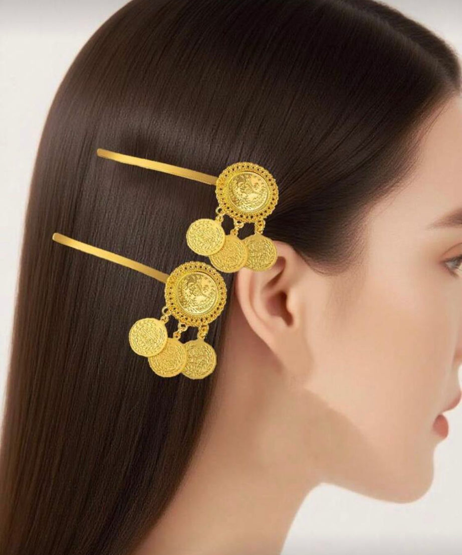 hair accessory Gold hersey(1 pieces)