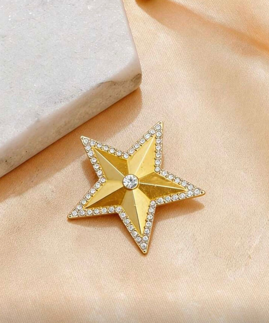 Hair Accessory Gold Star
