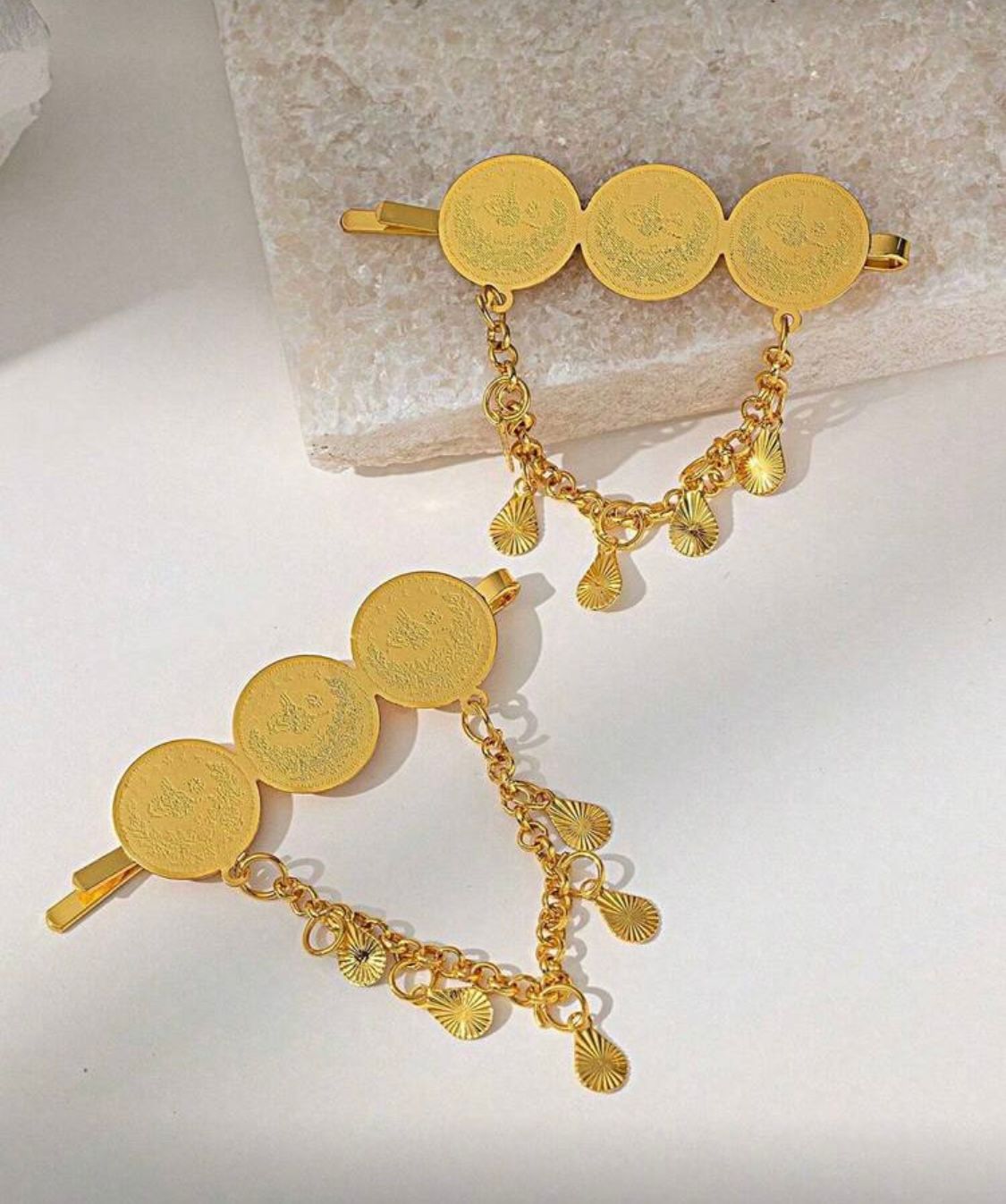 hair accessory gold hair clip(1 piece)