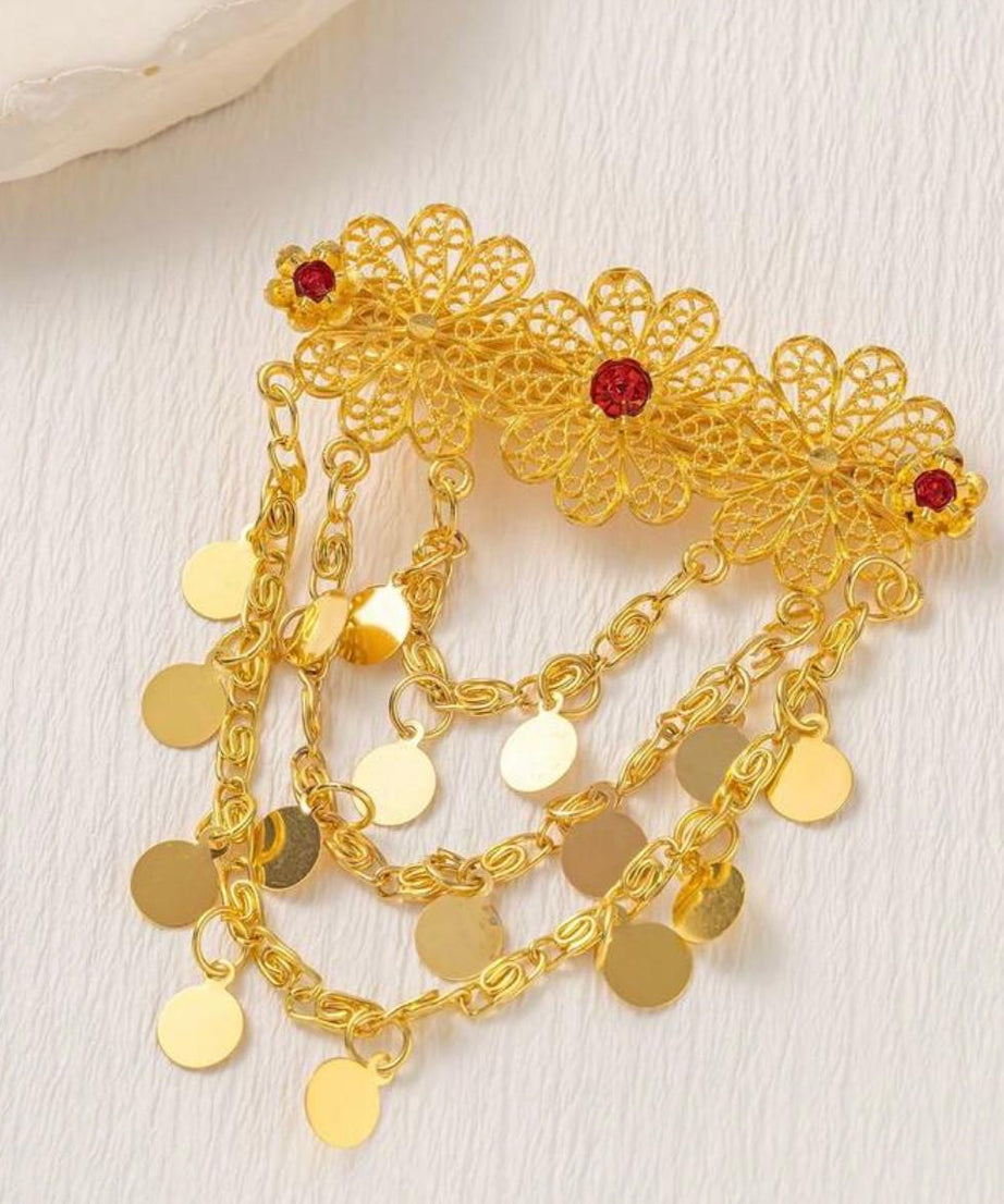 hair accessory hollow floral(1 pieces)