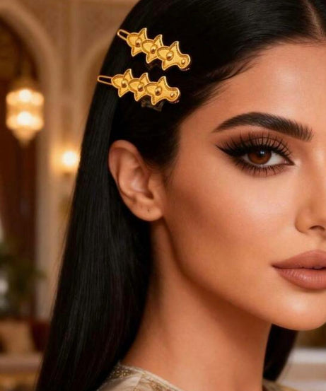 hair accessories style gold (1 pieces)