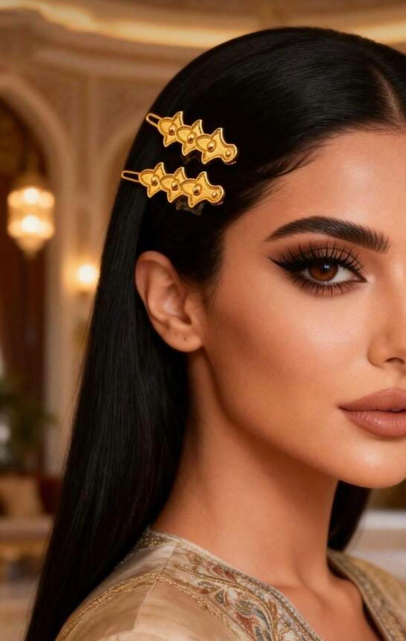 hair accessories style gold (1 pieces)
