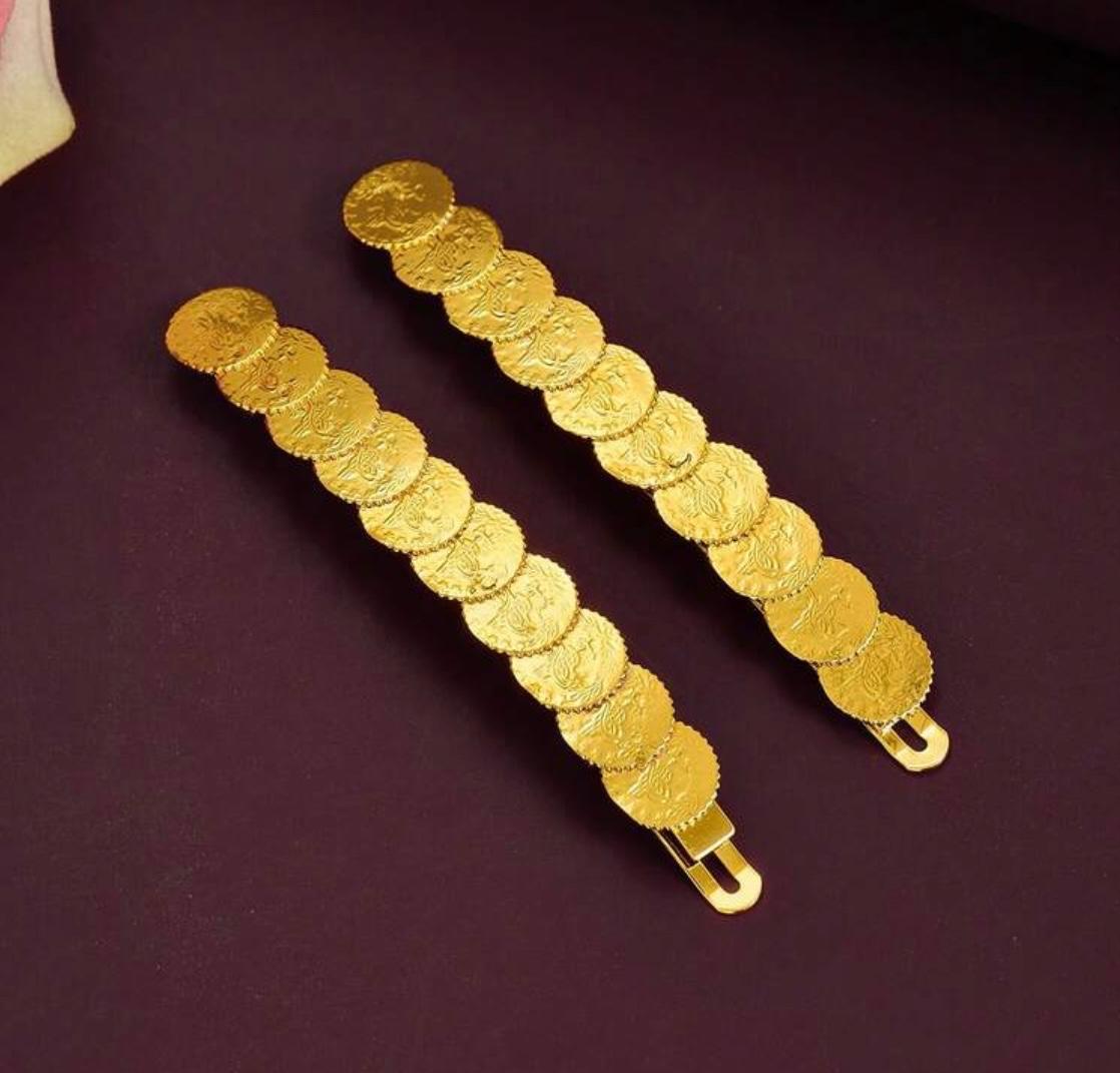 ACCESSORY HAIR CLIPS GOLD(1 PIECES)