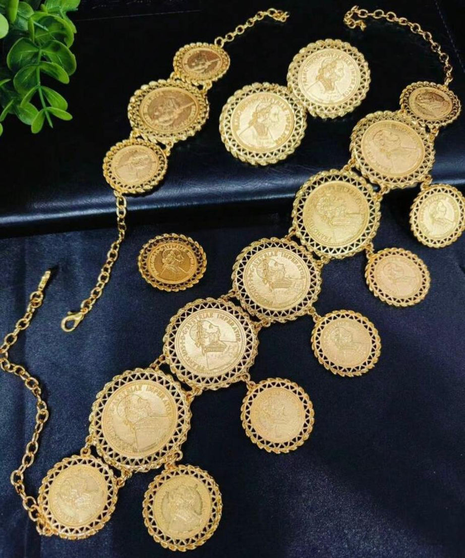ACCESSORY WOMEN NECKLACE EARRING BRACELET RING JEWELRY SET