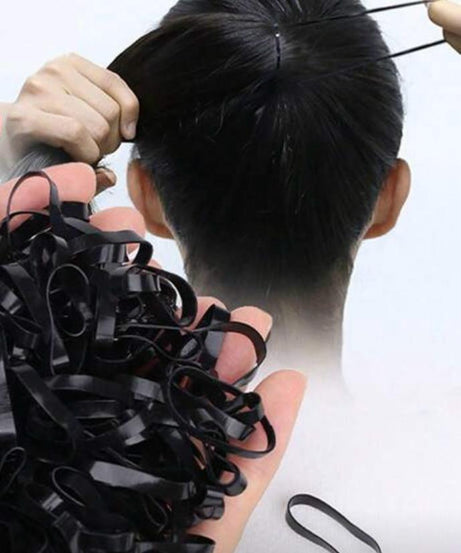 Rubber Bands Black (100pcs)