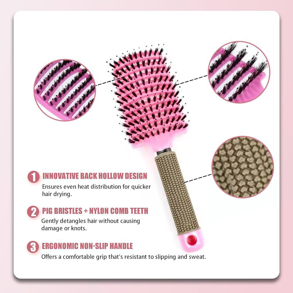 Vented paddle  Hair brush