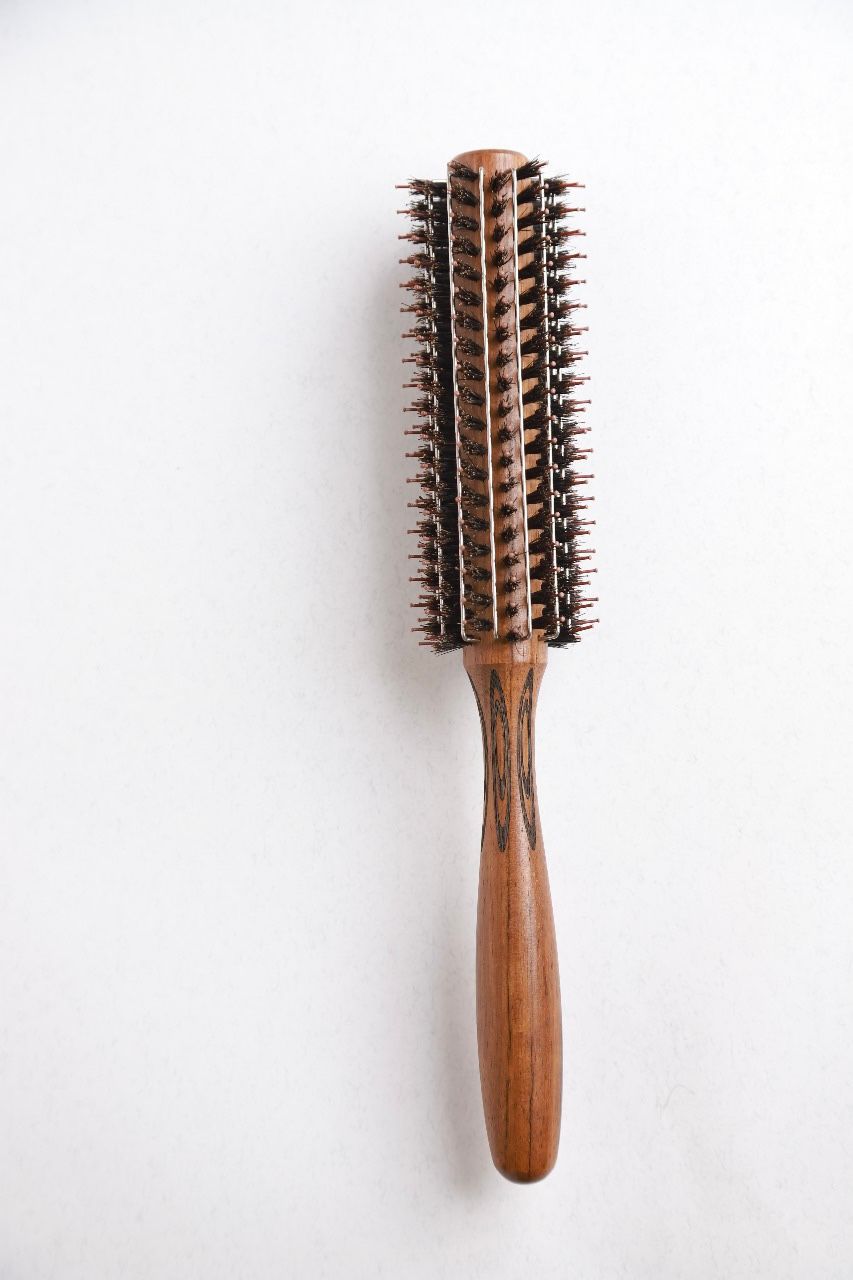 Wooden Curly Hair Brush 007 Fajiang No8827 M get cuty