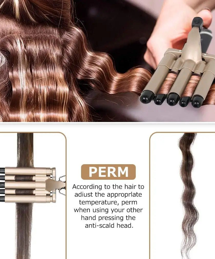 Professional Hair Curler 5 Barrel Ceramic