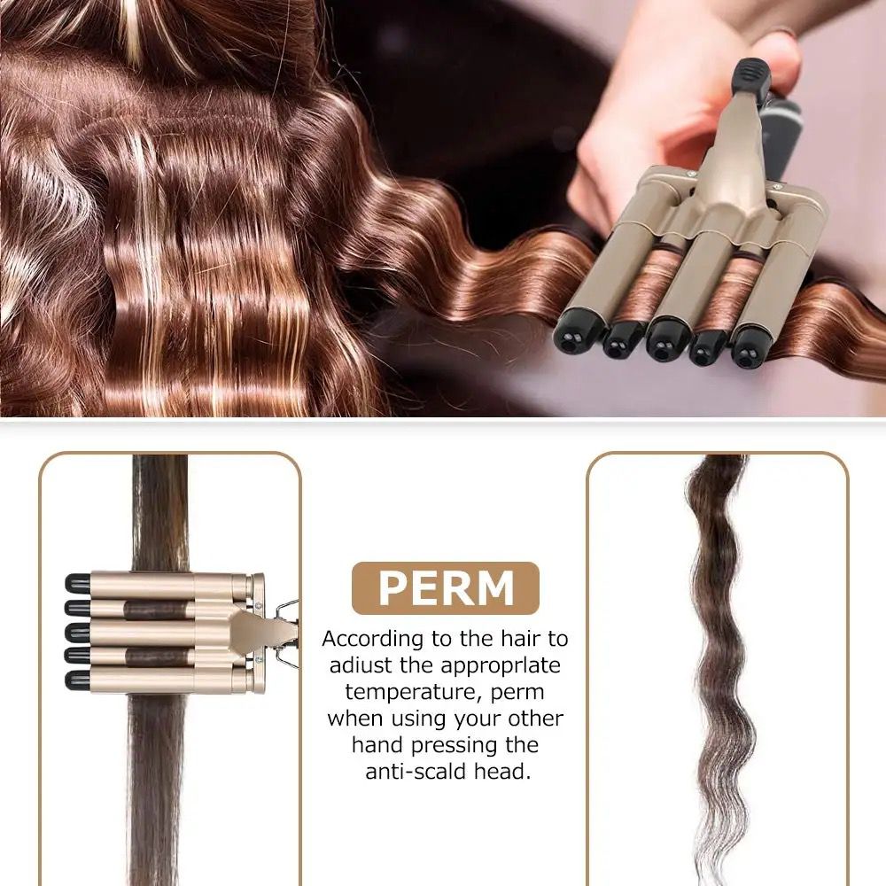 Professional Hair Curler 5 Barrel Ceramic
