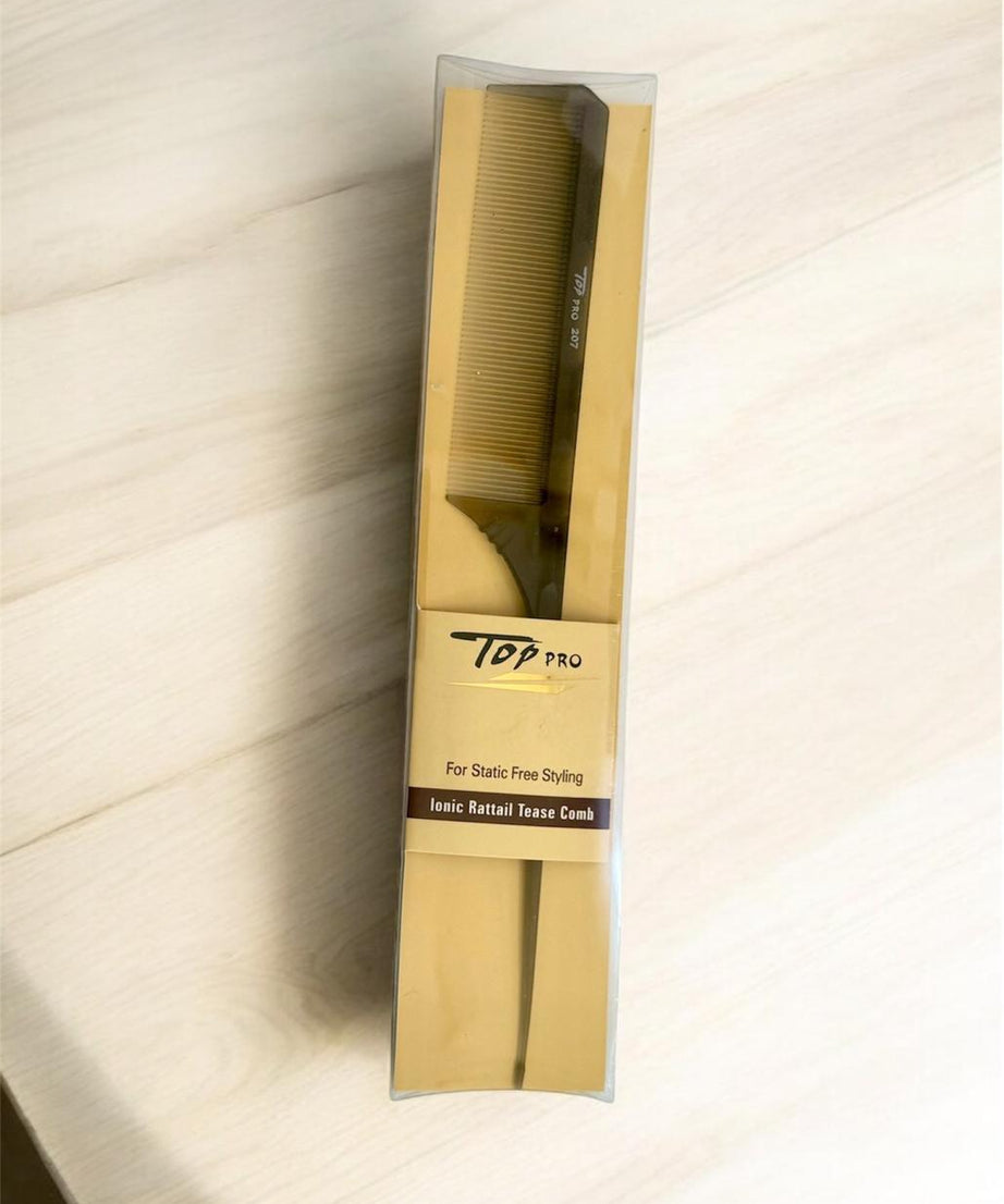 TOP PRO - Ionic Rattail Tease Comb 207 TOP PRO - Ionic Rattail Tease Comb 207