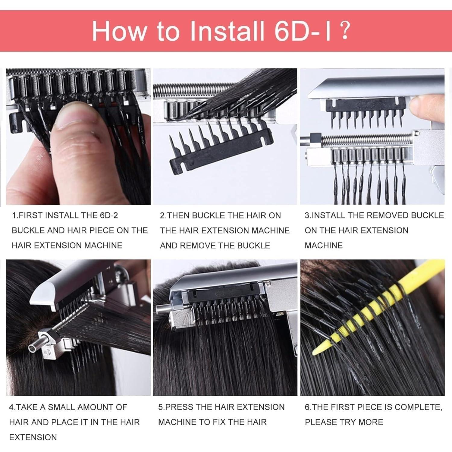 6D Hair Extension Machine Kit