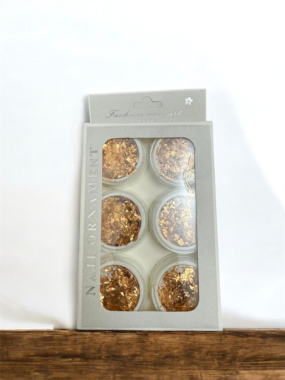 Fashion nail Art - Nail Ornament (6pcs)