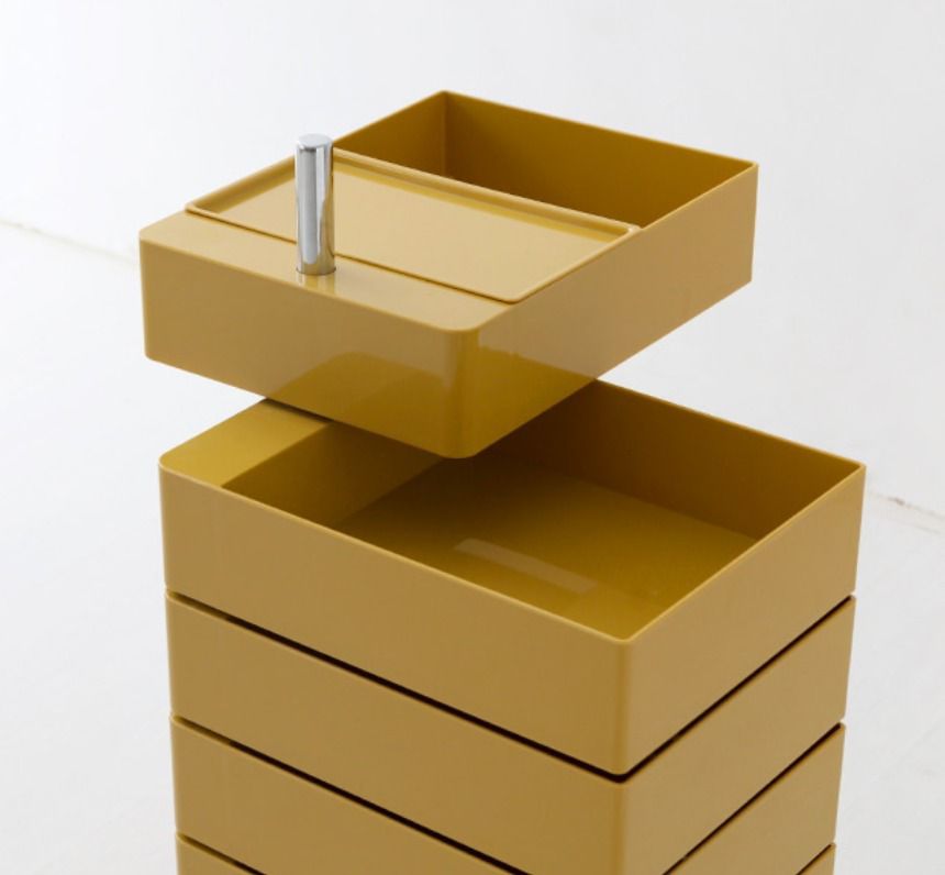 Trolley Rolling Yellow 5 Tier