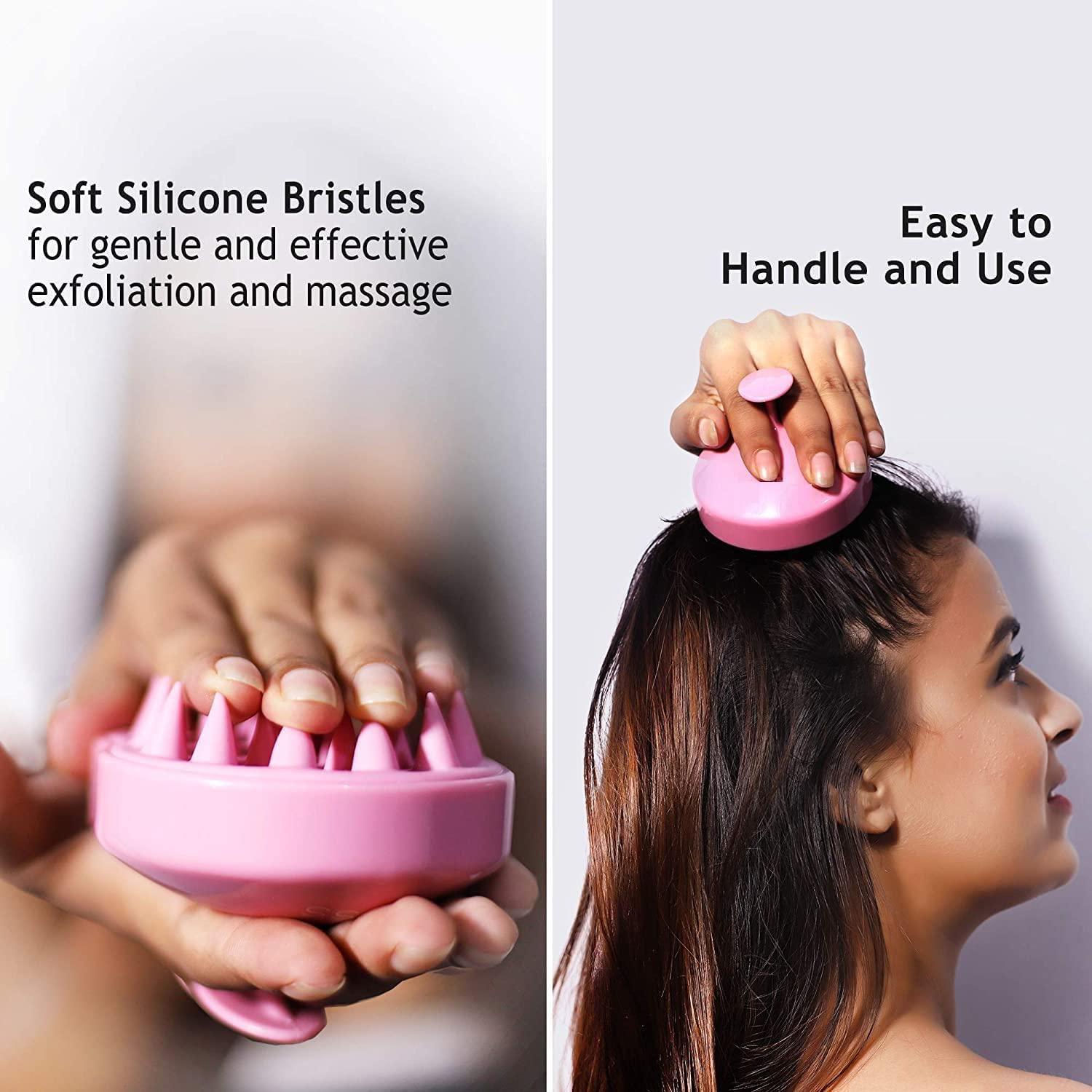 SCALP MASSAGER BRUSH FOR ENHANCED HAIR CARE
