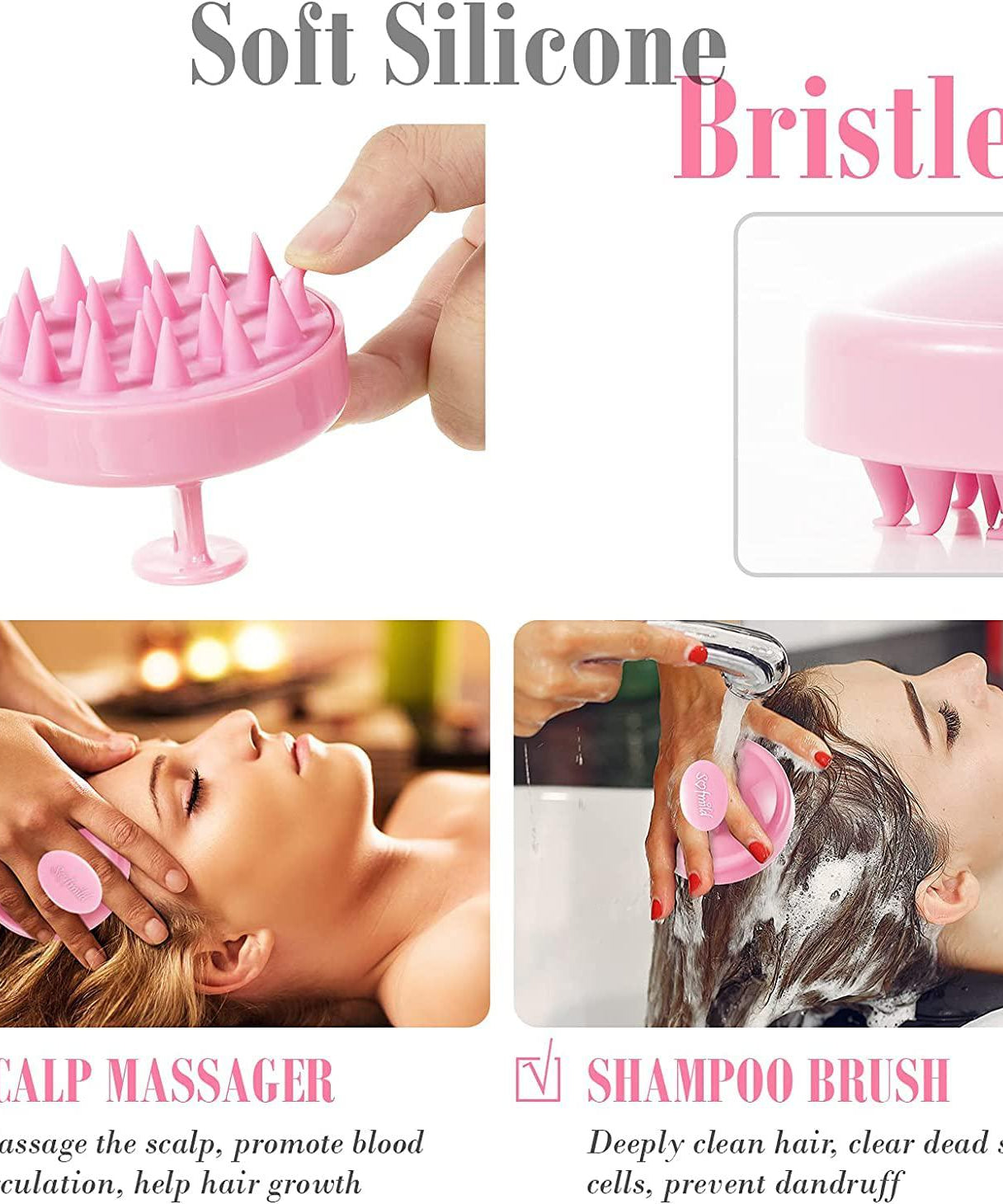 SCALP MASSAGER BRUSH FOR ENHANCED HAIR CARE