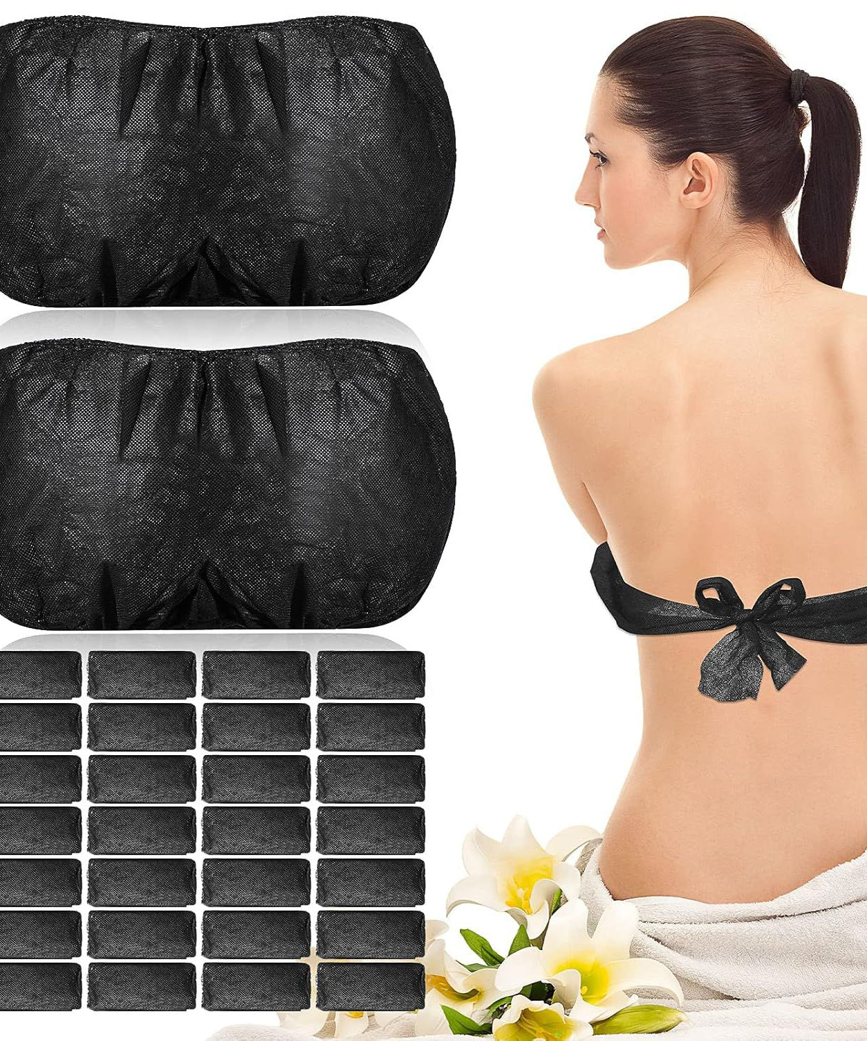 Disposable Bras Black (1pc)
