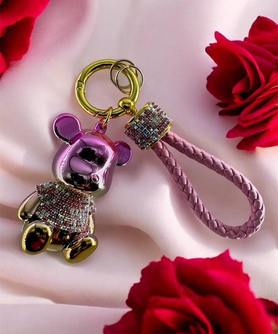 Bear Keychains Sparkly Diamond Bling Bear Keychains Sparkly Diamond Bling