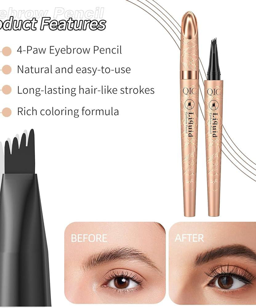 قلم حواجب سائل من كيو آي سي - 4 نقاط