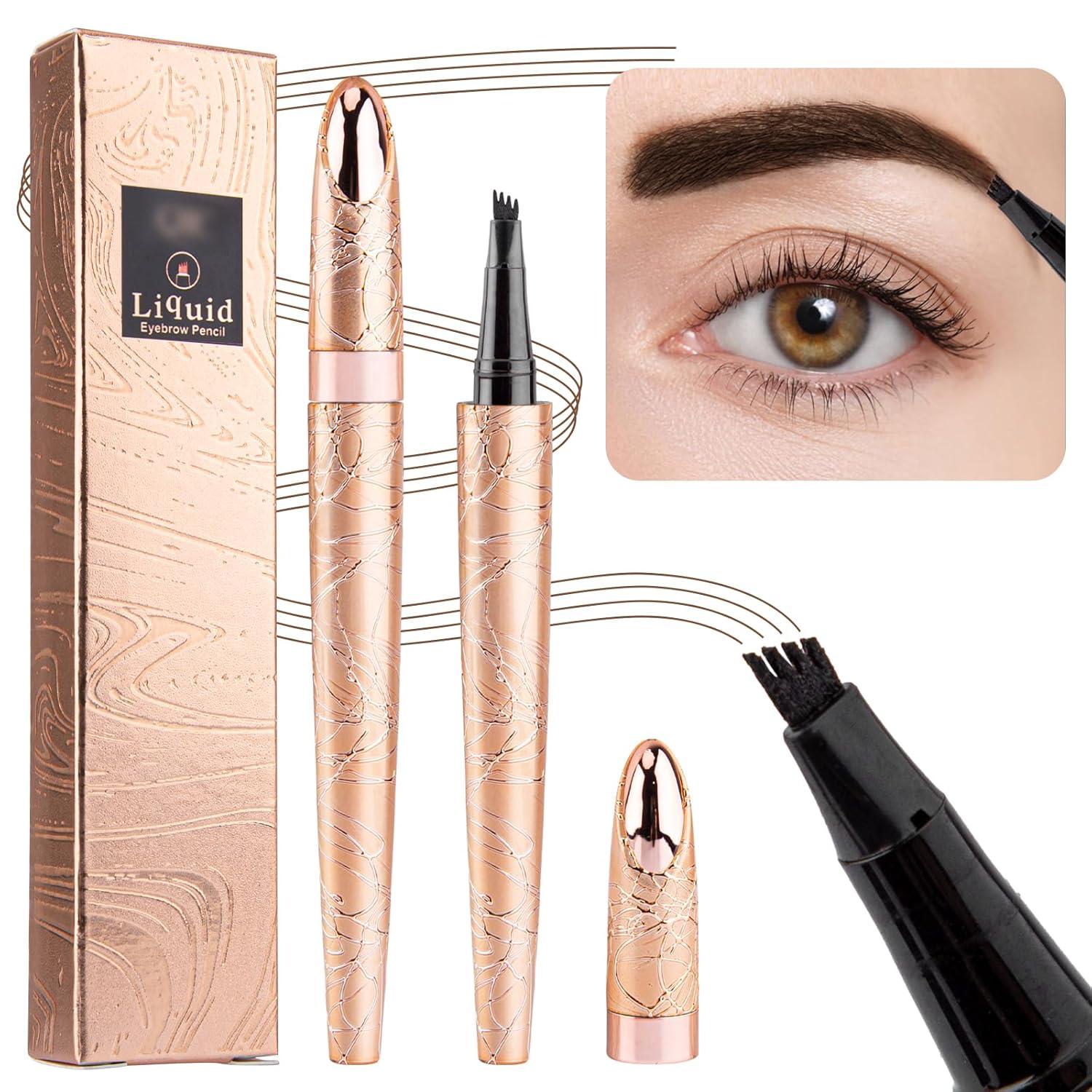 QIC Liquid Eyebrow Pencil - 4 Point Brown