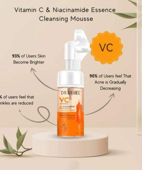 DR.RASHEL - VITAMIN C NIACINAMIDE ESSENCE CLEANSING MOUSSE (125ml)