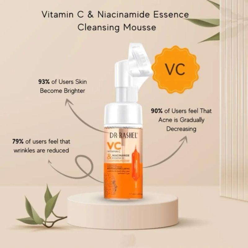DR.RASHEL - VITAMIN C NIACINAMIDE ESSENCE CLEANSING MOUSSE (125ml)