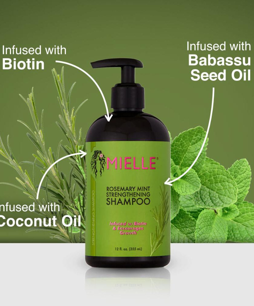 Mielle Rosemary Mint Strengthening Shampoo (355ml)
