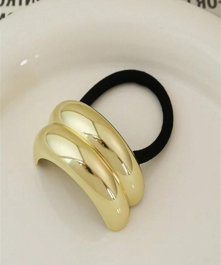 ربطة شعر معدن ذهبي اكسسوار ( قطعة واحدة)