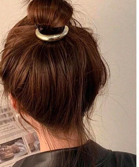 Gold Metal Hair Tie Accessory Scc (1 piece)