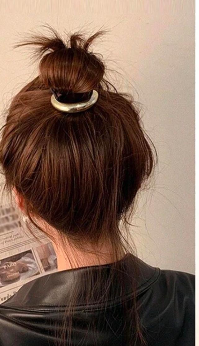 Gold Metal Hair Tie Accessory Scc (1 piece)