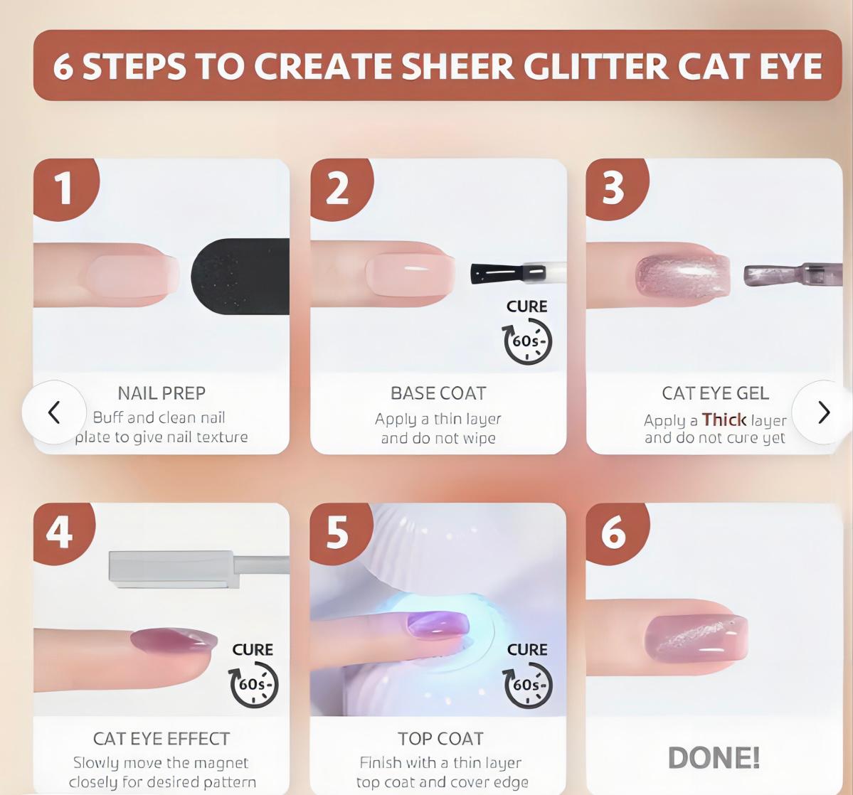 Cat Eyes Magnetic Board Nails