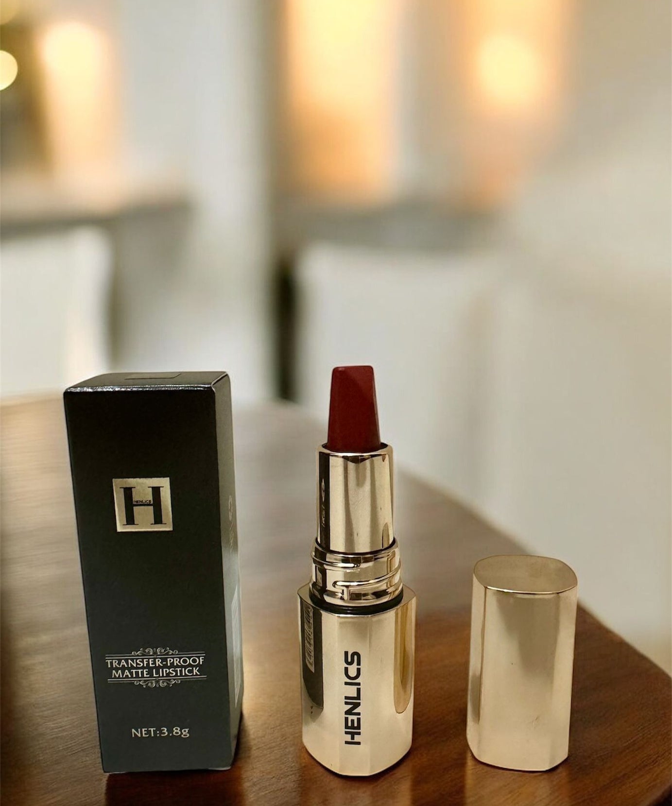 أحمر الشفاه غير اللامع نقل Henlics