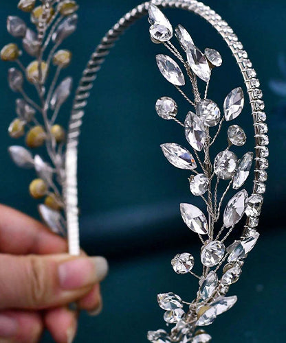 Hair Accessory rhinestone leaf