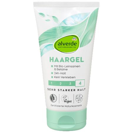 Alverde hair gel with organic flaxseed and betaine, 150 ml