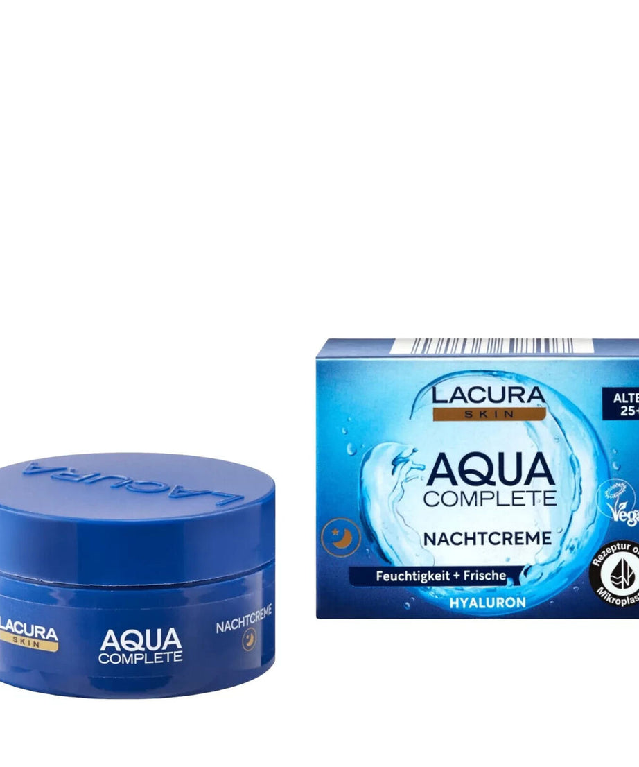 Lacura AQUA COMPLETE Hyaluronic Complex, Night Cream, All Skin Types, 50ml