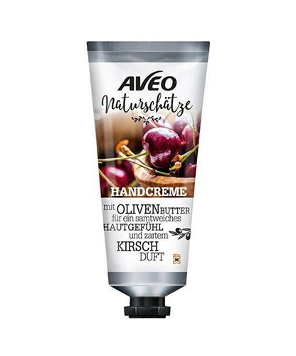 Aveo Natural Treasures - Olive Oil Hand Cream with Cherry Scent (75ml)