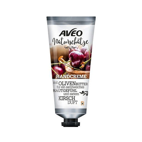 Aveo Natural Treasures - Olive Oil Hand Cream with Cherry Scent (75ml)
