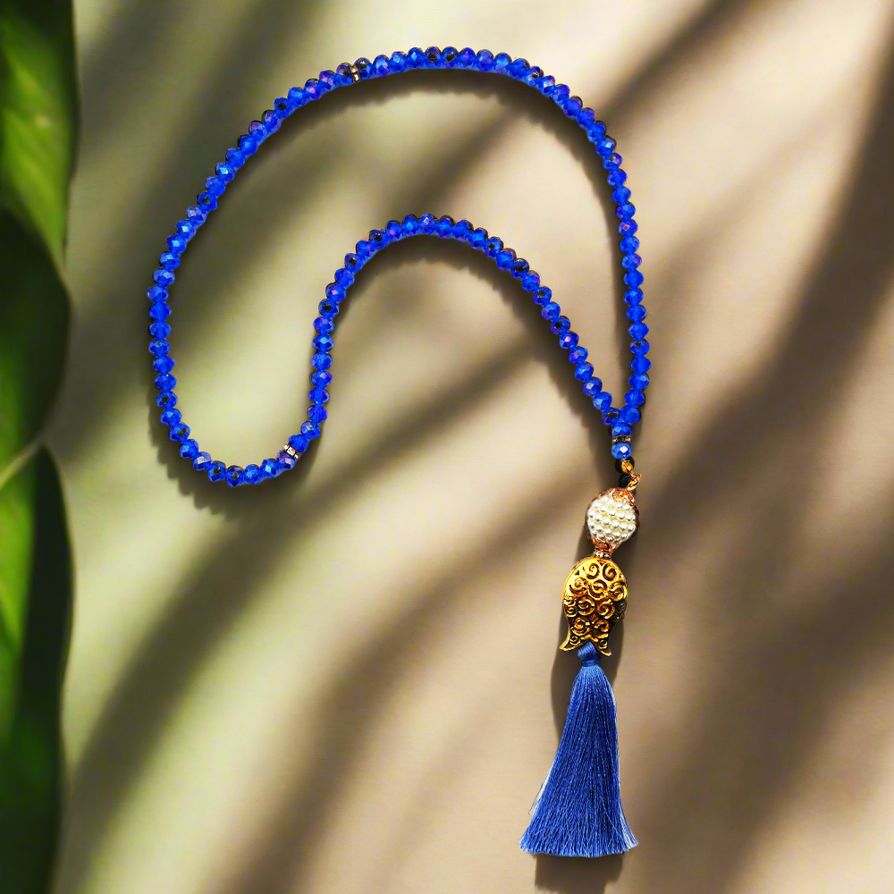 Blue Masbaha Long
