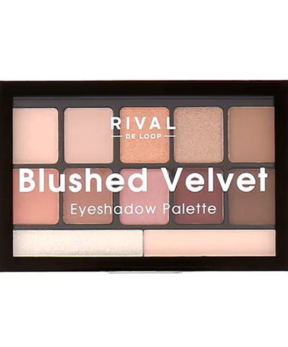 Rival De Loop - Blushed Velvet Eyeshadow Palette (12colors) Rival De Loop - Blushed Velvet Eyeshadow Palette (12colors)