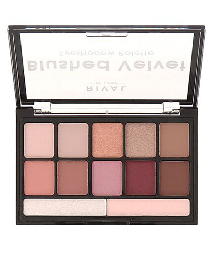 Rival De Loop - Blushed Velvet Eyeshadow Palette (12colors) Rival De Loop - Blushed Velvet Eyeshadow Palette (12colors)