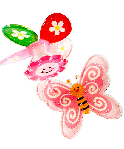 Hair Clip Cute Acrylic (2 pieces)