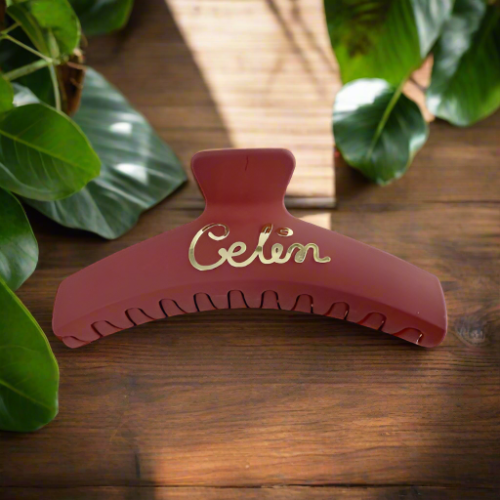 Hair Clip Bordeaux celin