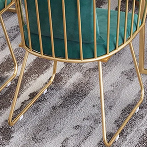 Chair Nail Spa Manicure Pedicure Green & Gold